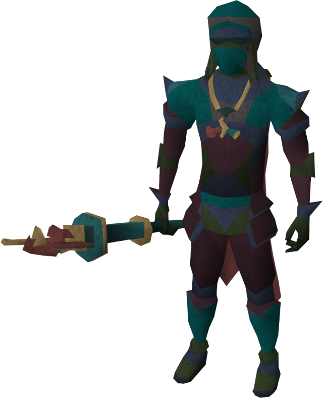 Character Runescape Old School (640x788), Png Download