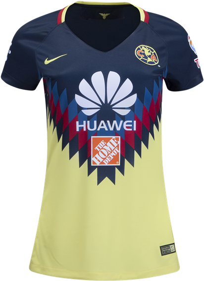 Nike Club America Womens Home Jersey 17/18 - Playeras De Club America (600x600), Png Download