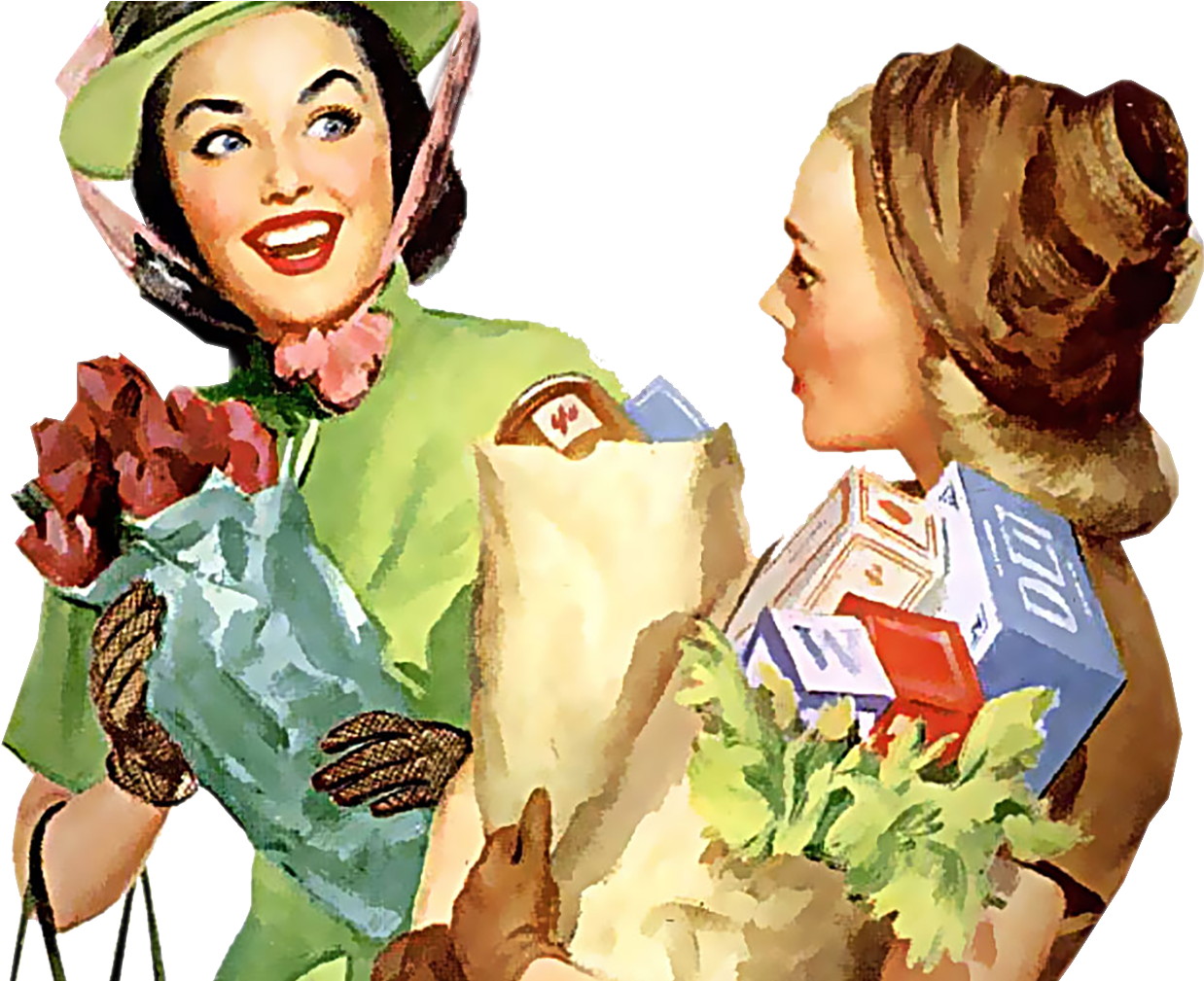 Monthly - Vintage Überraschungs-geburtstags-party Karte (1342x1008), Png Download