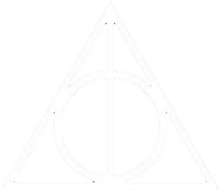 Harrypotter Reliquias De La Muerte Triangulo (704x608), Png Download
