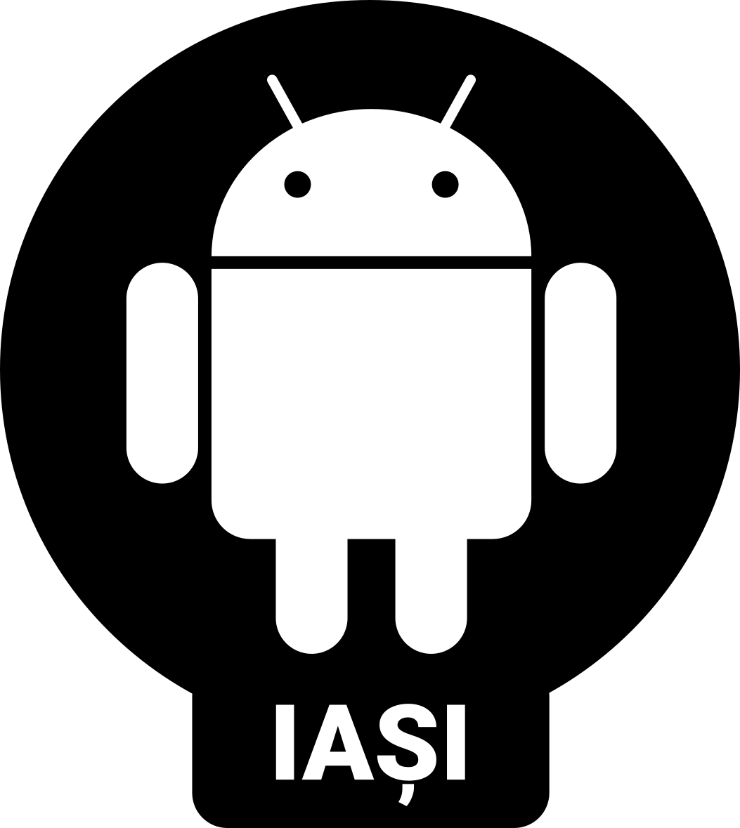 Android Iasi - Android Round Logo Png (1053x1179), Png Download