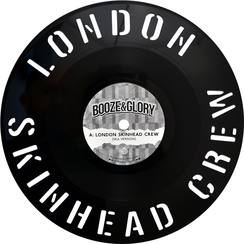 Ppr189 Black - Booze & Glory Carry On Vinyl Record (960x960), Png Download