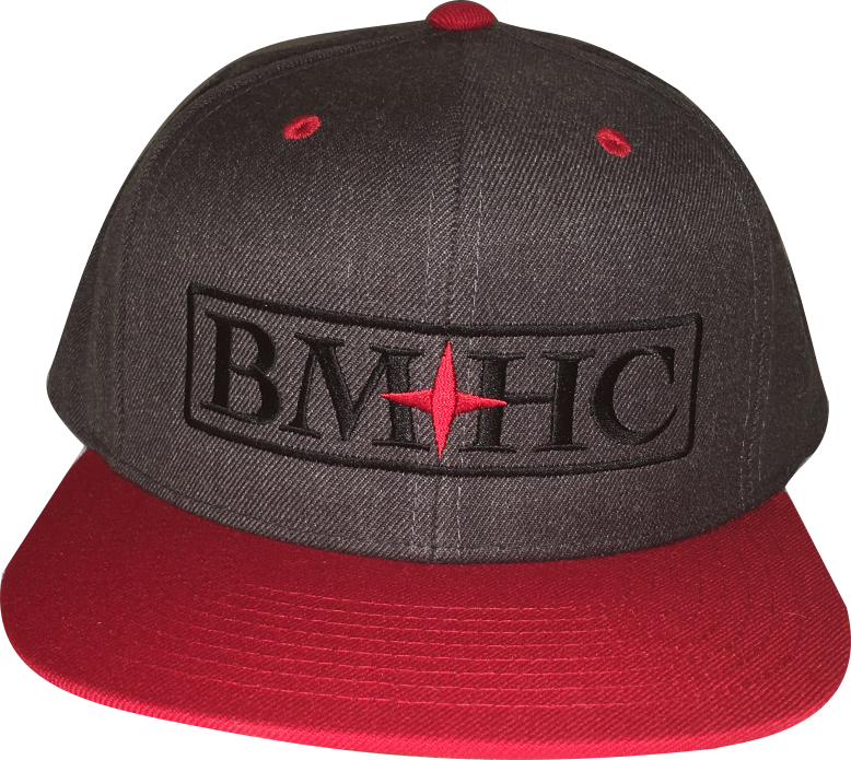 Bmhc Star Flat Bill Snapback Cap - Baseball Cap (778x695), Png Download