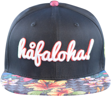 Floral Tribal Black Snapback Hat - Hat (600x600), Png Download