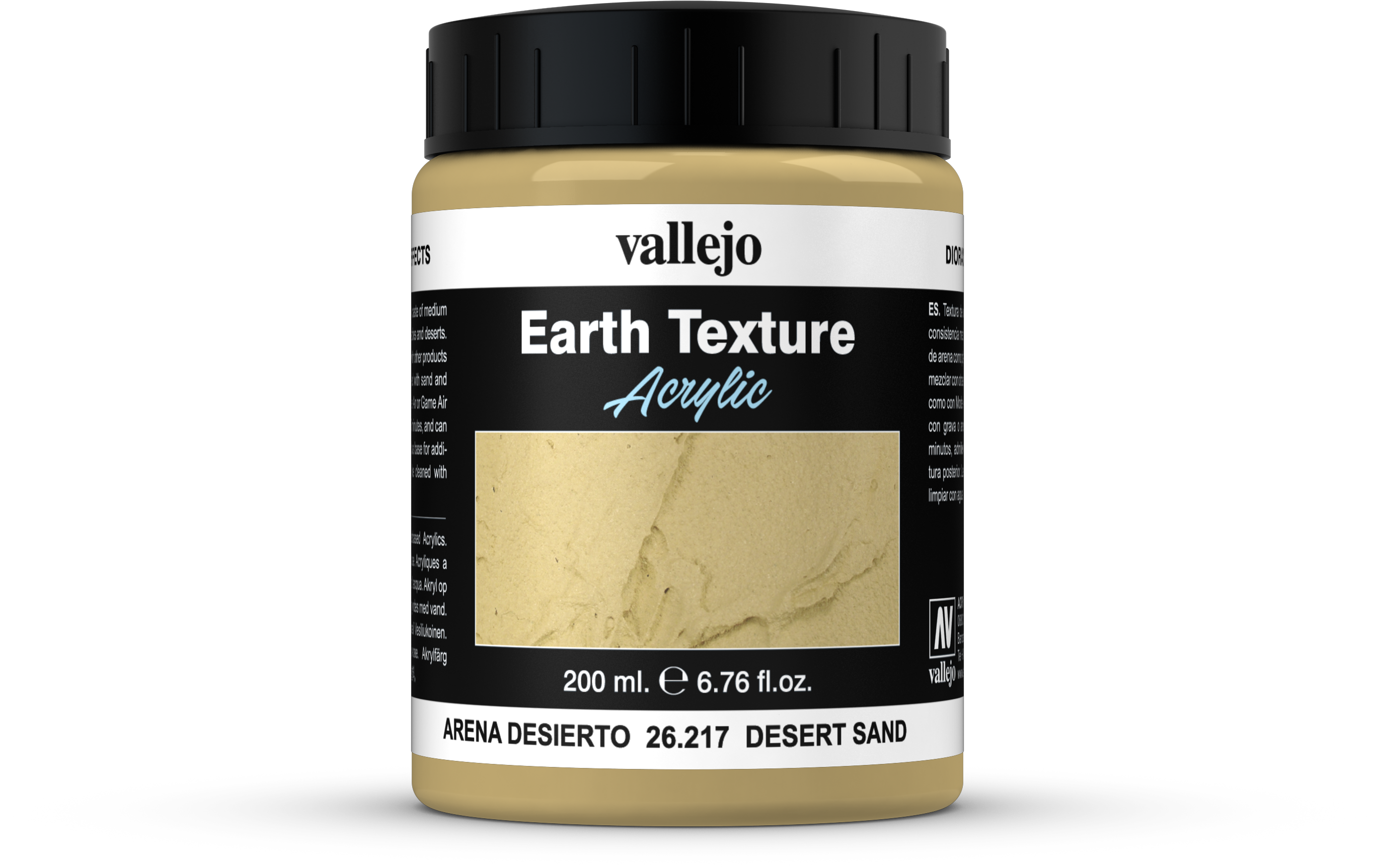 Earth Textures - Vallejo Diorama Effects Light Brown Thick Mud 200ml (3400x1912), Png Download