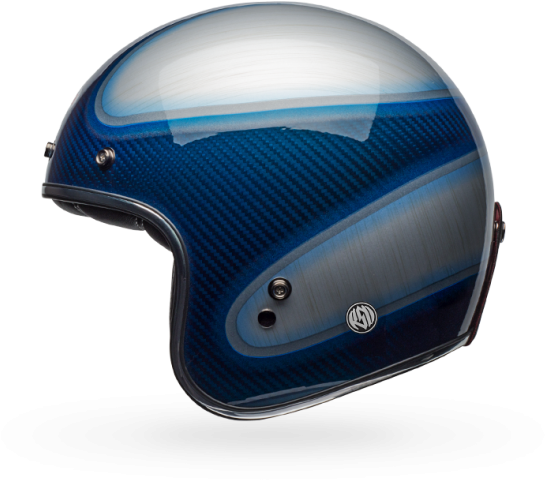 Bell Ps Custom500 Crbn Rsd Jager Candy Blu M - Motorcycle Helmet (600x600), Png Download