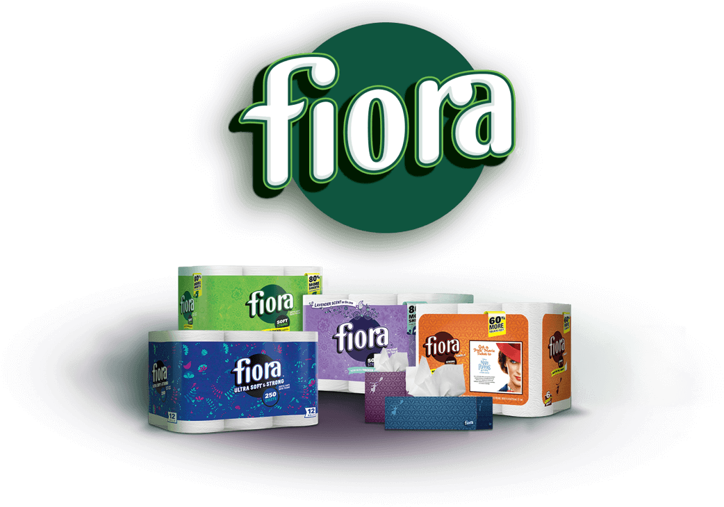 Buy Fiora Products - Fiora Toilet Paper, 9 Mega Rolls (1052x736), Png Download