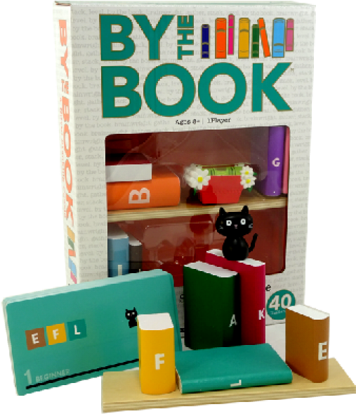 By The Book Stacking Puzzle With Box - Brainwright By The Book, A Novel Stacking Puzzle (600x600), Png Download
