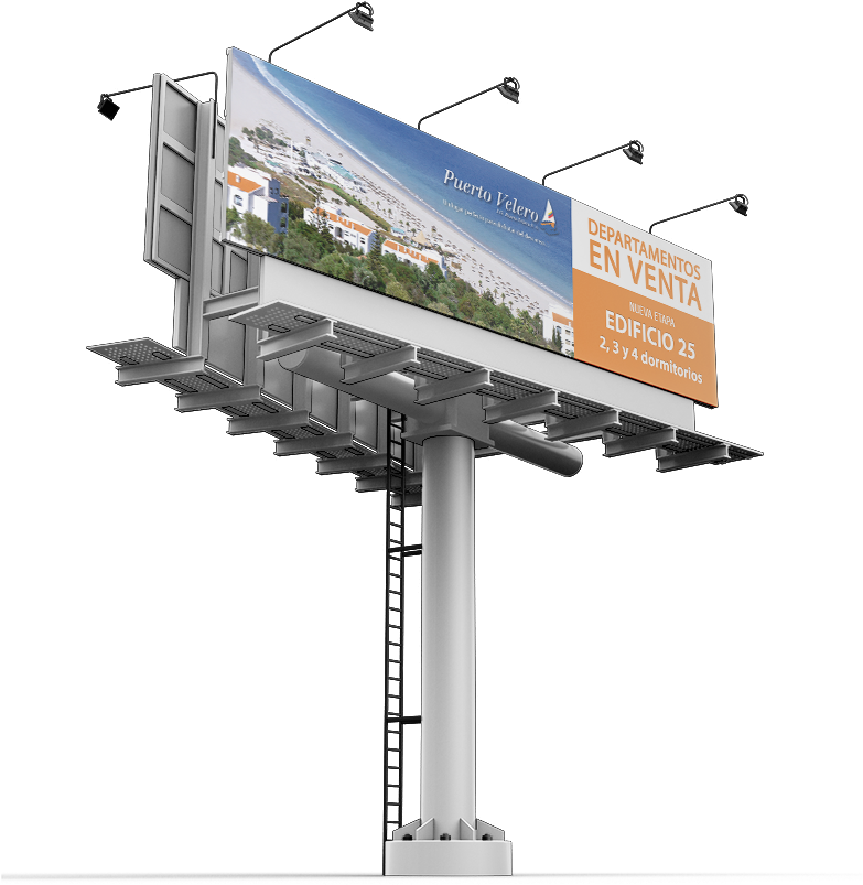 Jg Puerto Velero - Billboard (1020x830), Png Download