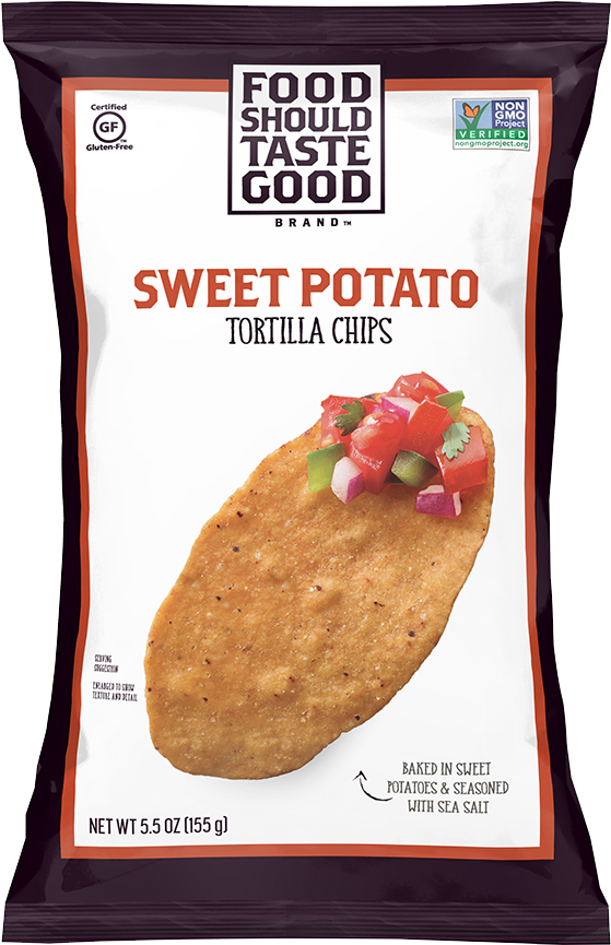 Sweet Potato - Food Should Taste Good Sweet Potato Tortilla Chips (598x864), Png Download