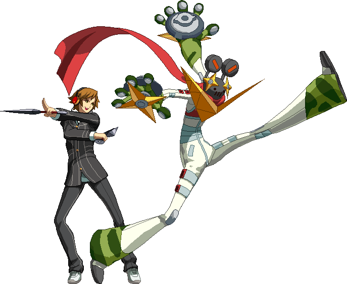 P4arena Yosuke 5c - Animated Cartoon (687x563), Png Download