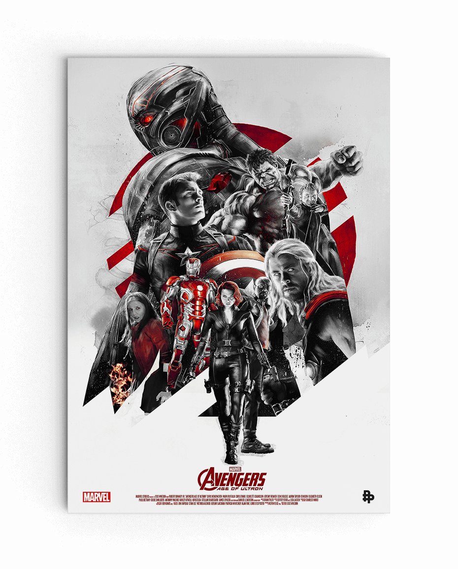 Avengers Age Of Ultron Poster Art (930x1156), Png Download
