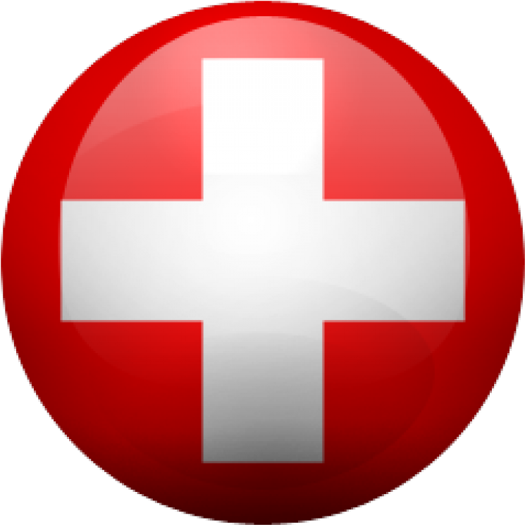 Computer Data Protection & Filing - Switzerland Flag In Circle (800x800), Png Download