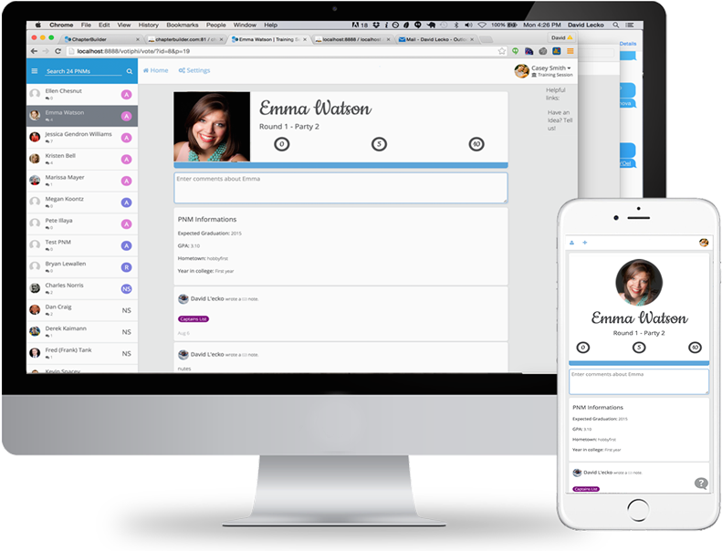Technology That Makes Voting On Pnms Simple, Seamless, - School Management Dashboard (800x614), Png Download