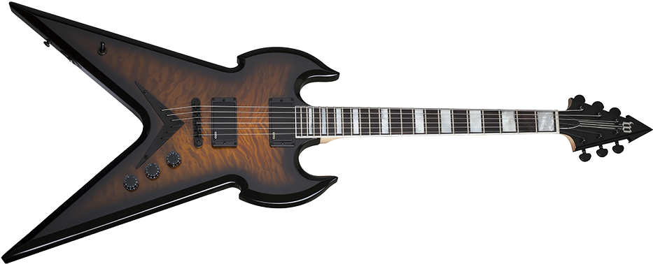 Warhammer Death Claw Molasses - Wylde Audio Viking Fr Pinstripe Electric Guitar (938x385), Png Download