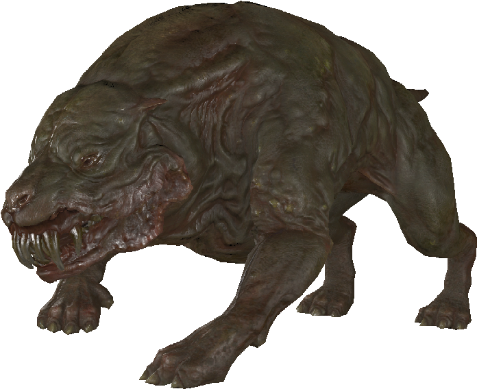 The Vault Fallout Wiki - Fallout 4 Mutant Hound (884x606), Png Download