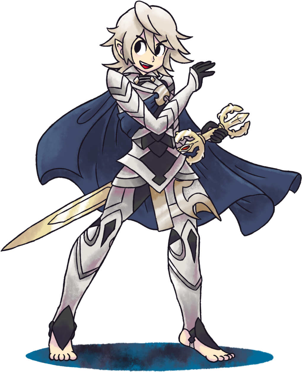 #camilla #corioleander #corrin #corrinxtakumi #elise - Male Corrin Fan Art (1024x1262), Png Download