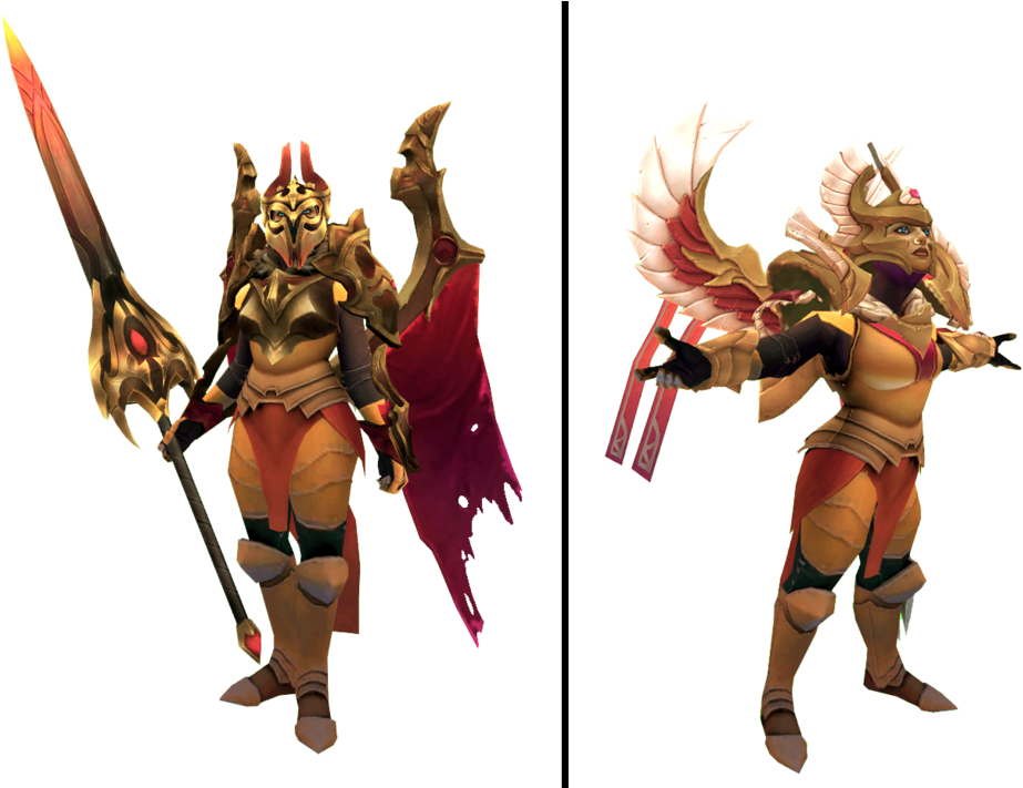 Loadout - Woman Warrior (1000x710), Png Download