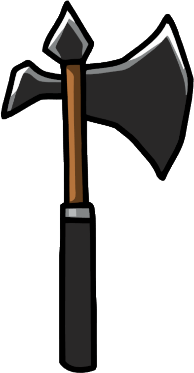 Halberd - Scribblenaut Weapons (416x768), Png Download
