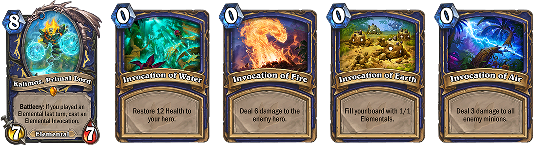 As A 1 Mana Upgrade To Fire Elemental, Blazecaller - Elemental Invocation (1106x332), Png Download