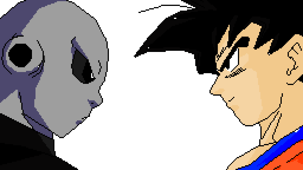 Jiren Vs Goku - Goku (1024x576), Png Download