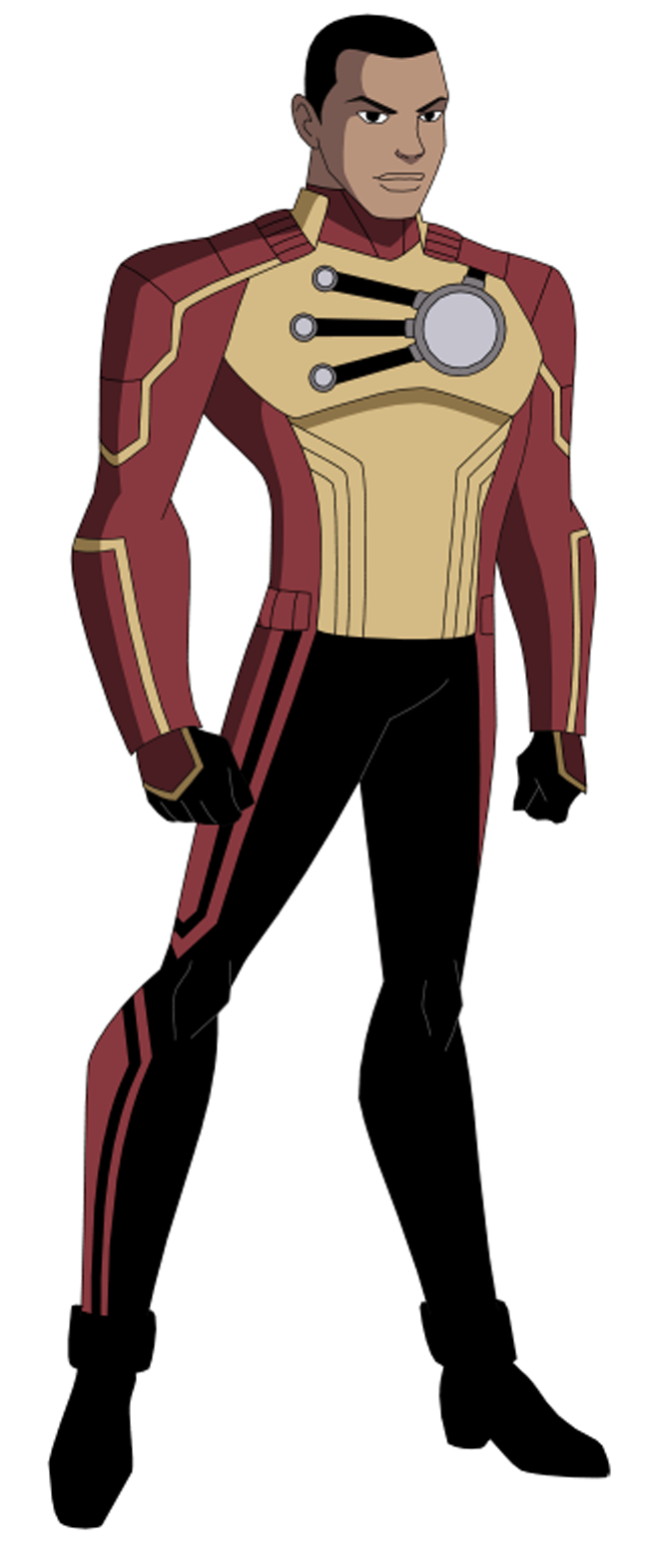 Jefferson Jackson, Universe Love, Justice League, Marvel - Firestorm Dcau (1140x1568), Png Download