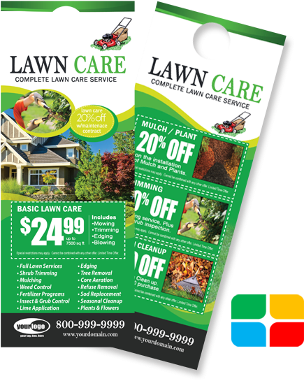 Download Lawn Service Door Hangers Landscaping Door Hangers Lawn