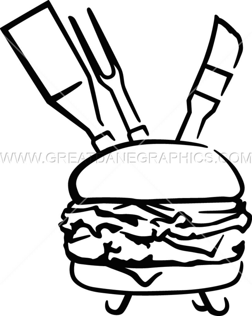 Banner Transparent Tools Production Ready Artwork - Hamburger (825x1031), Png Download