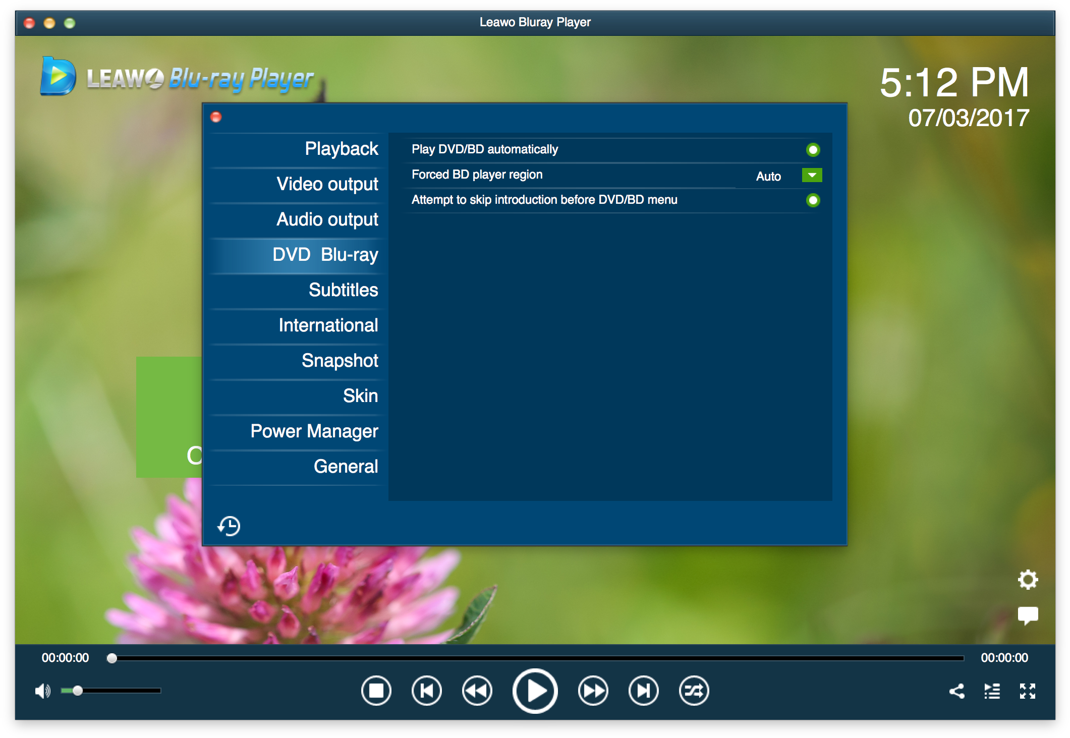 Dvd Blu-ray Settings (2130x1474), Png Download