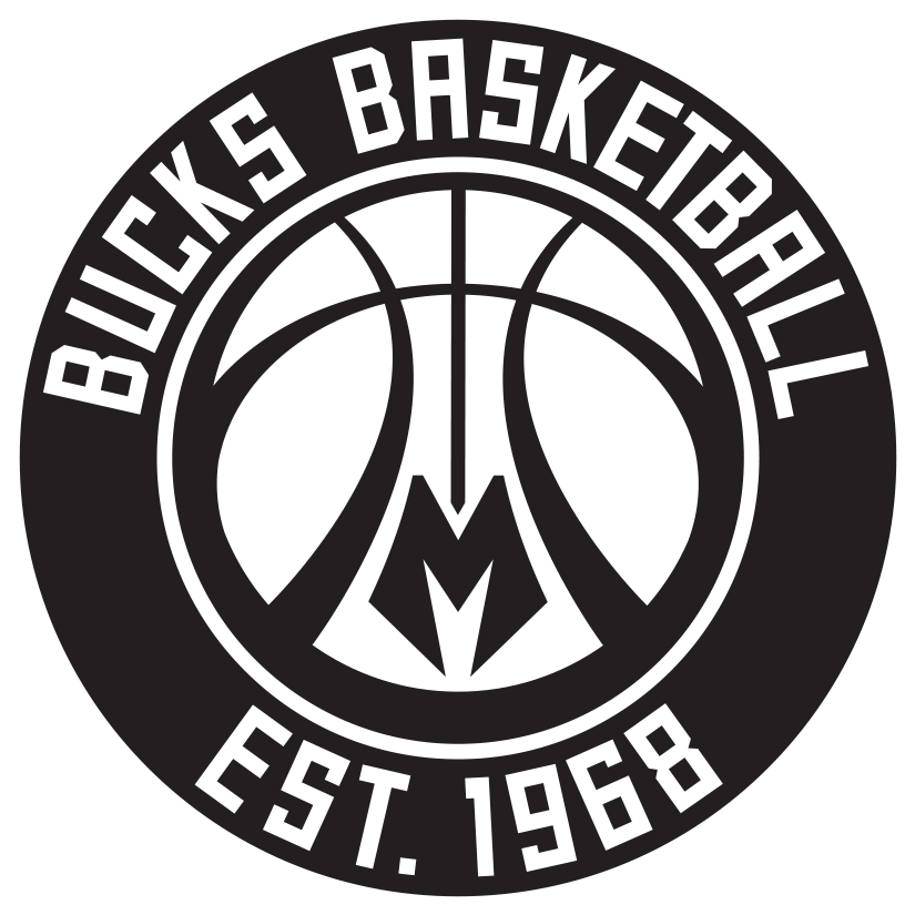 635645554522382136 Mb Partial Logo 2 Bw - Milwaukee Bucks Logos Png (900x900), Png Download