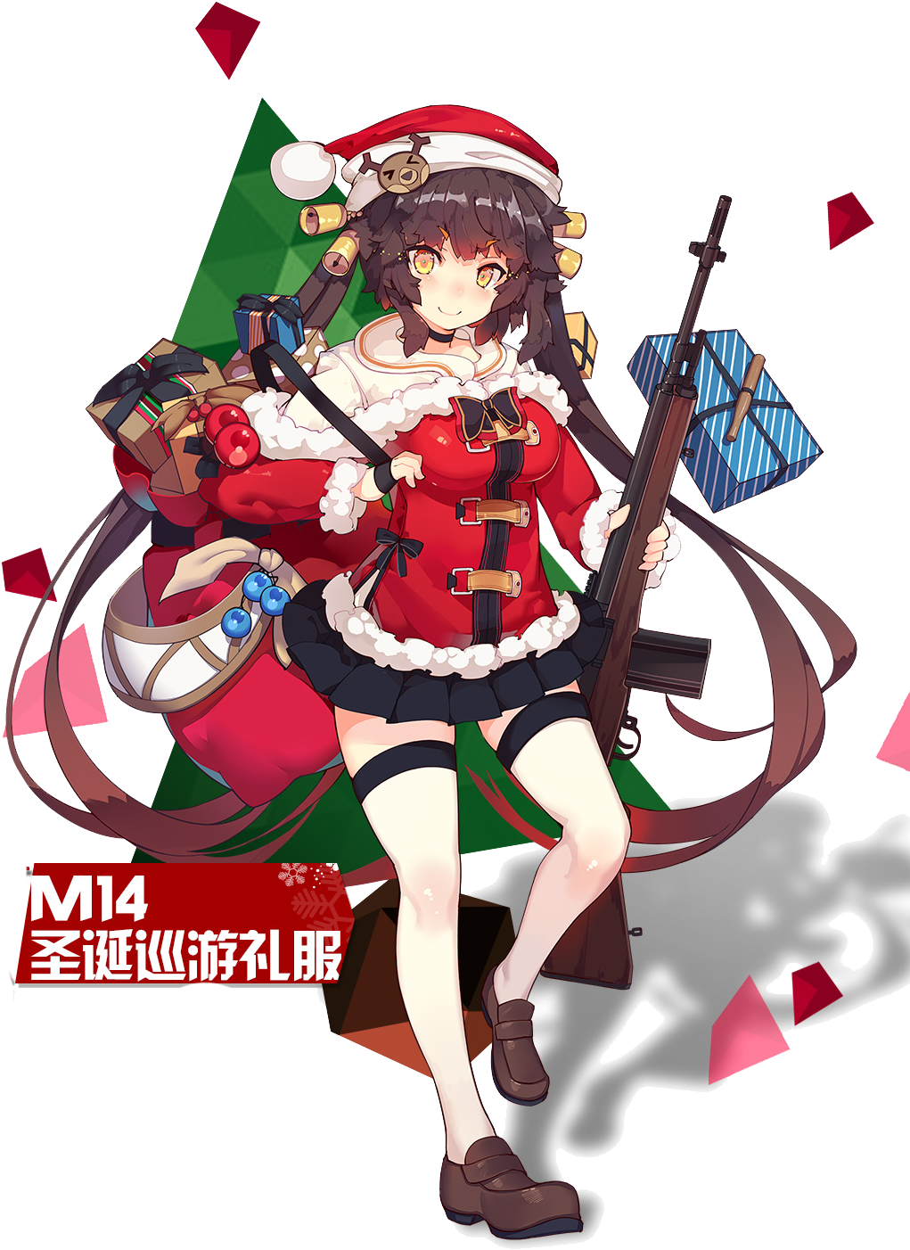 2017年7月14日 - 少女 前線 聖誕 節 (1200x1500), Png Download