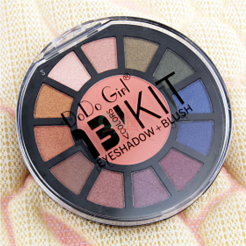 Dodo Girl Color Kit Eyeshadow Blush - Horloge Murale Quartz (860x1120), Png Download