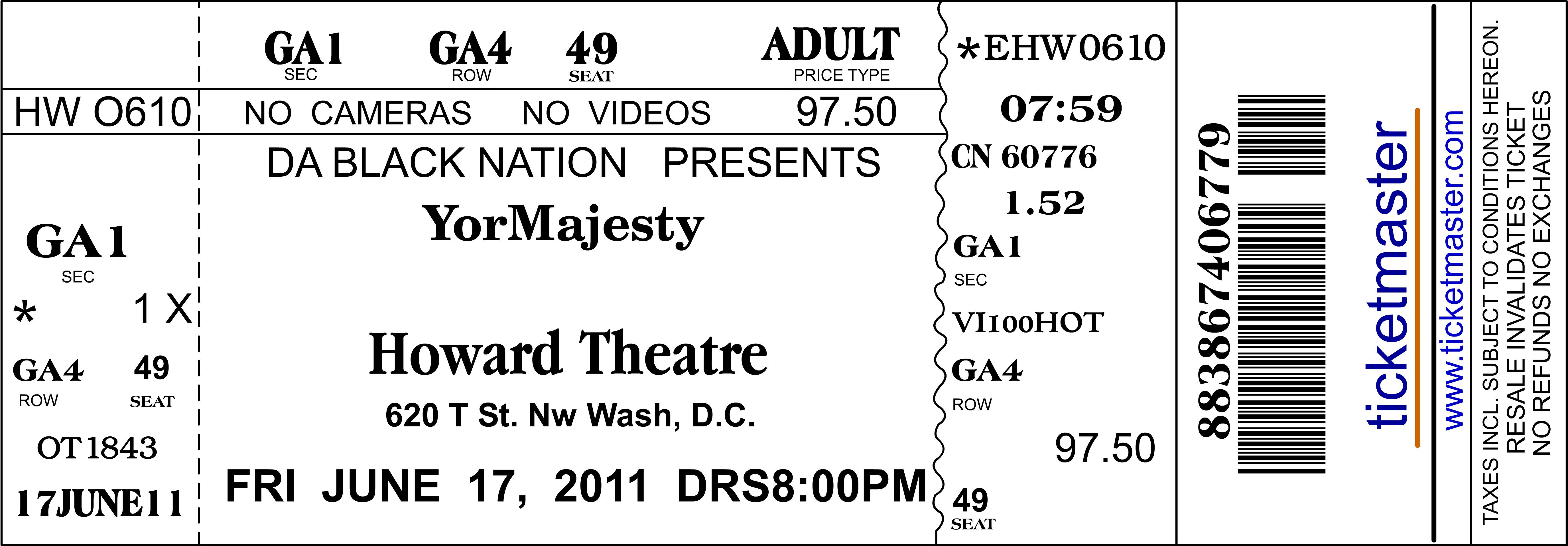 Yormajesty @ The Howard Theatre - Fame International College (5512x1926), Png Download