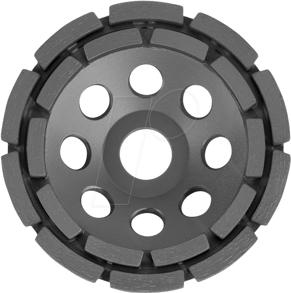 Diamond Cup Wheel, Stone, Ø 125mm Rhodius - Ds10 - 180 X 5.0 X 8.0 X 22.23 - Diamond Cup Wheel (609x610), Png Download