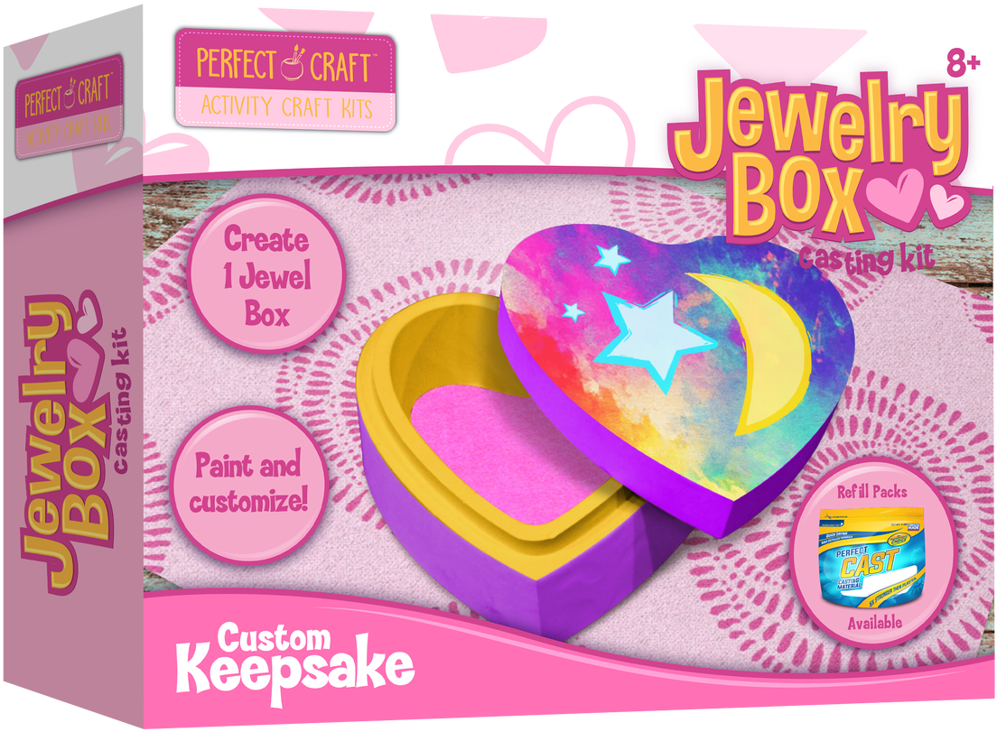 Perfect Craft Jewelry Box Casting Kit - The Packaging Trust Kraft Jewelry Boxes 20 Boxes (1280x927), Png Download