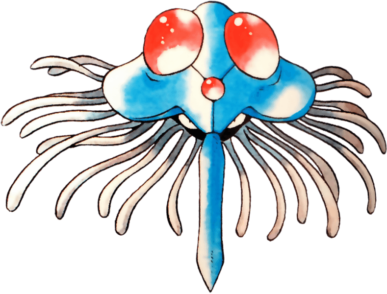 Tentacruel - Tentacruel Ken Sugimori (789x600), Png Download