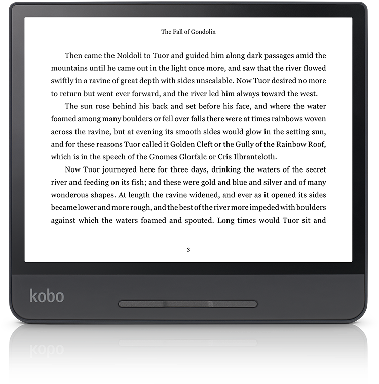 Kobo Forma - Kobo Forma Ereader 8 Inch Hd Carta E Ink Most Lightweight (960x960), Png Download