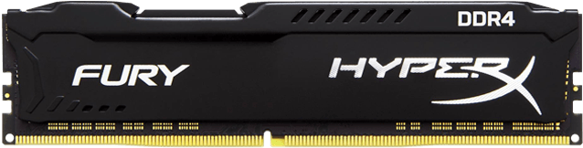 4gb Hyperx Fury Ddr4 2400mhz, Cl15, Black, Dimm Memory - Hyperx Ddr4 8gb 2400 (700x700), Png Download