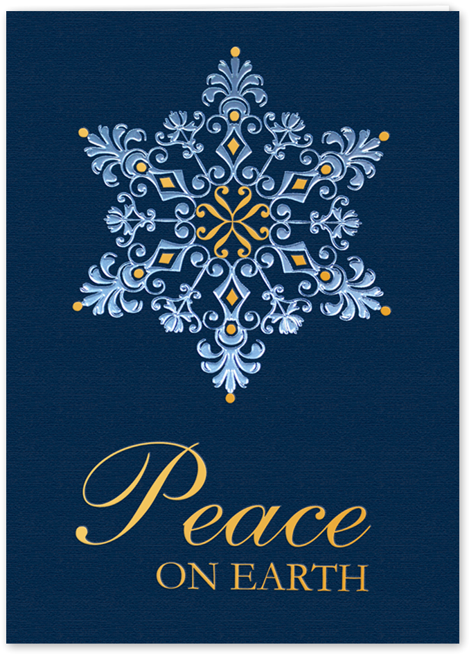 Picture Of Filigree Snowflake Greeting Card - Filigree Snowflake Holiday Greeting Card (1200x1200), Png Download