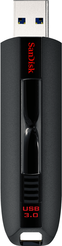 Sandisk Extreme Flash Drive 64 (1000x1000), Png Download