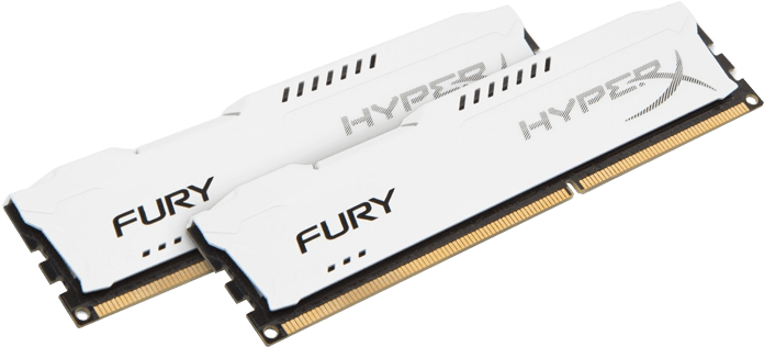 16gb Kit Hyperx Fury Ddr3 1600mhz, Pc3 12800, Cl10 - Hyperx Fury - Dimm 240-pin (700x700), Png Download