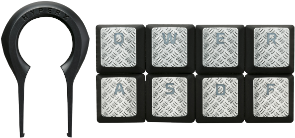 Hyperx Fps Och Moba Gaming Tangenter, Uppgraderingssats, - Hyperx Fps & Moba Gaming - Keycap Set (650x650), Png Download