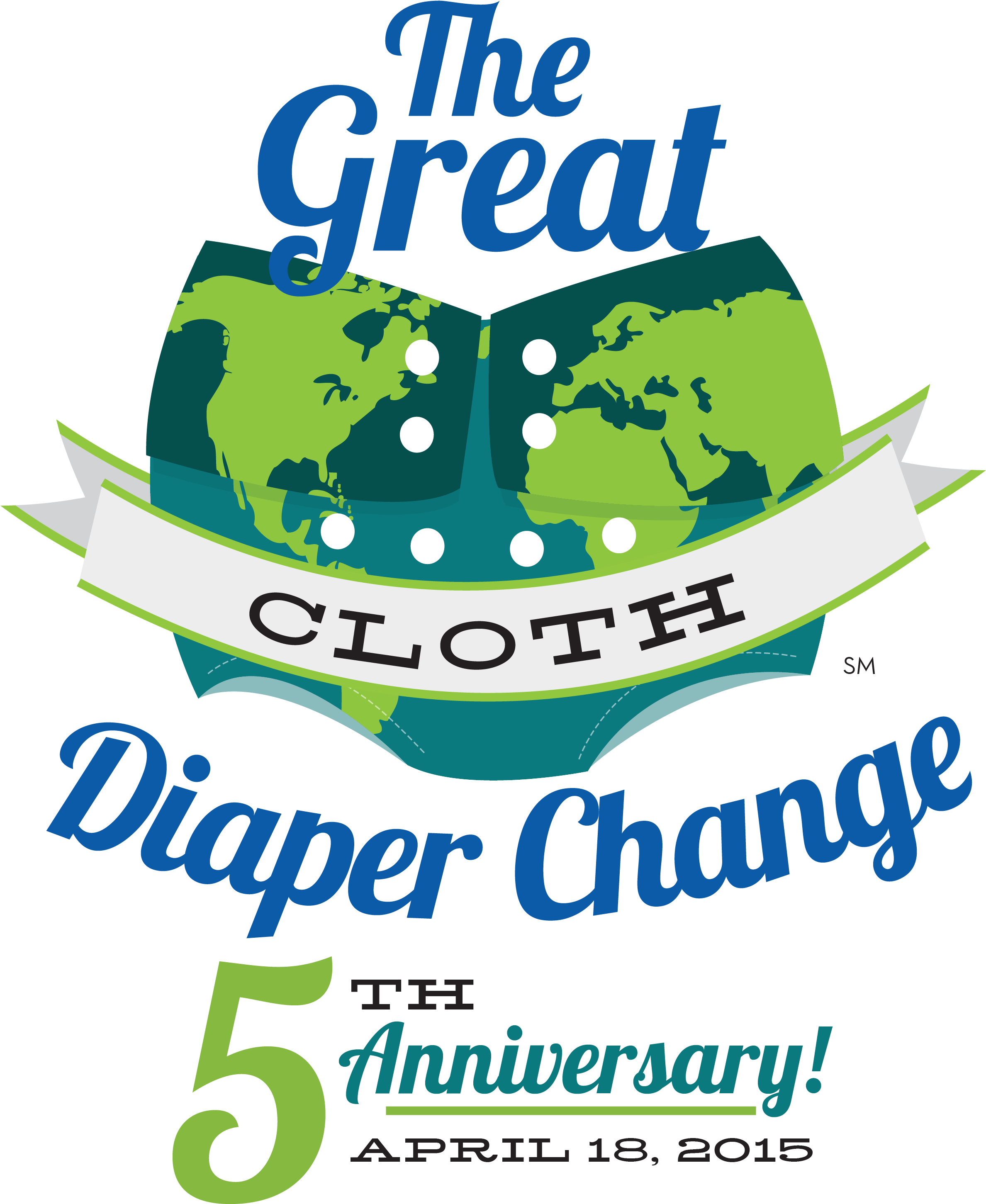 Diapers - Cloth Diaper Earth Day (2578x3033), Png Download
