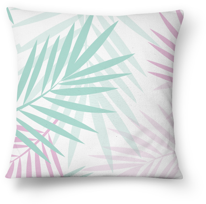 Almofada Folhas De Palmeira Br De Karina Takarana - Cushion (800x800), Png Download