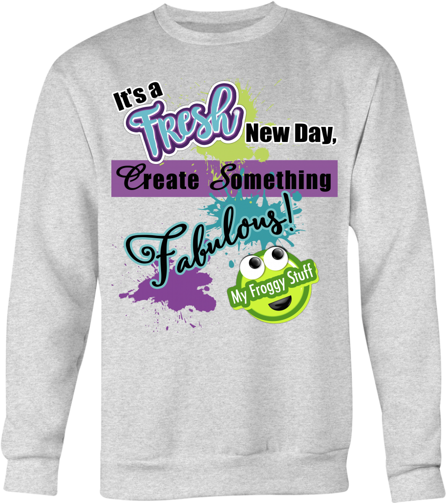 Whoa A Cozy Sweatshirt That's Fresh And Froggy - Grey's Anatomy Inspired Sweatshirt (1024x1024), Png Download