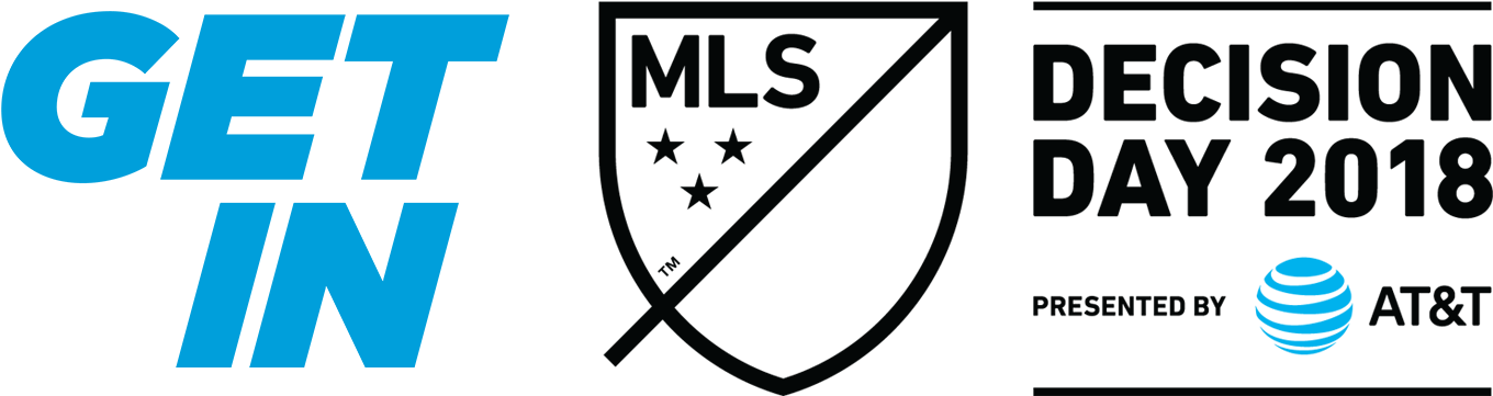 Get In, Mls Decision Day 2018 - At&t (1600x473), Png Download