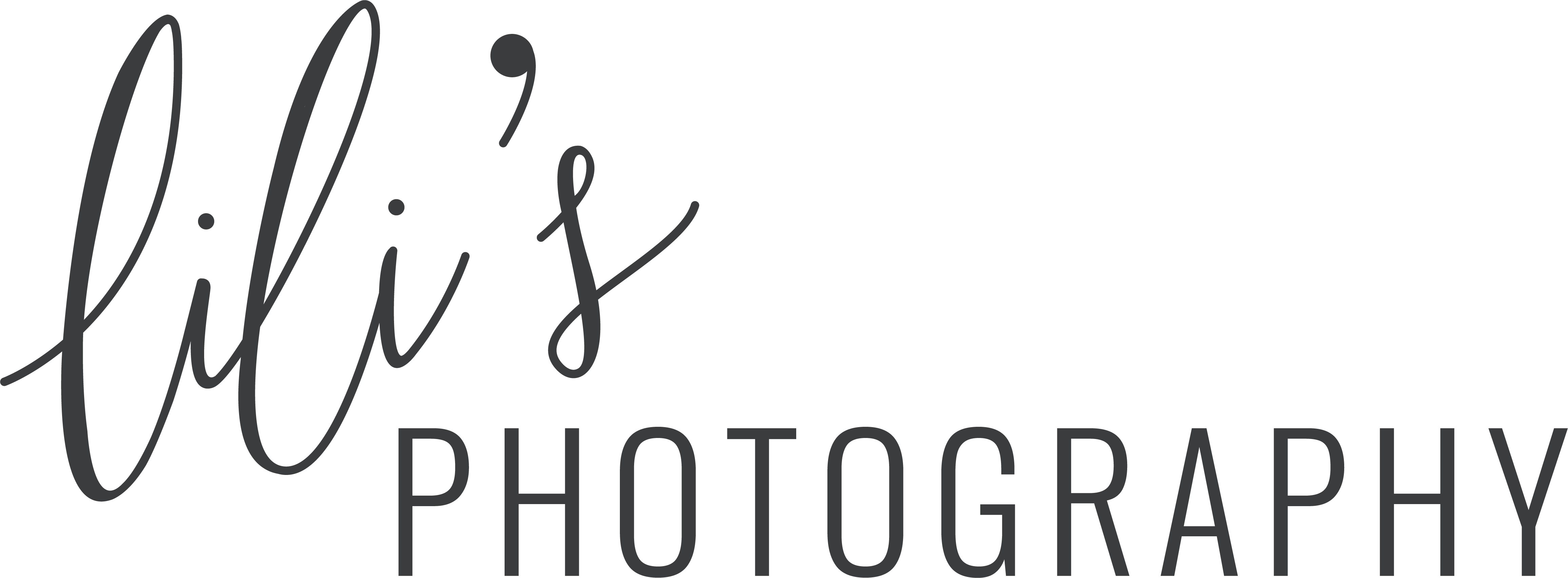 Lili's Photography - Calligraphy (4624x1705), Png Download