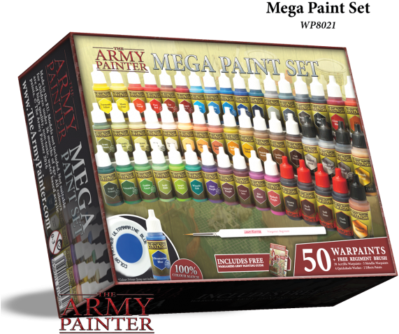 Warpaints Mega Paint Set Iii - Army Painter Paint Set (600x600), Png Download