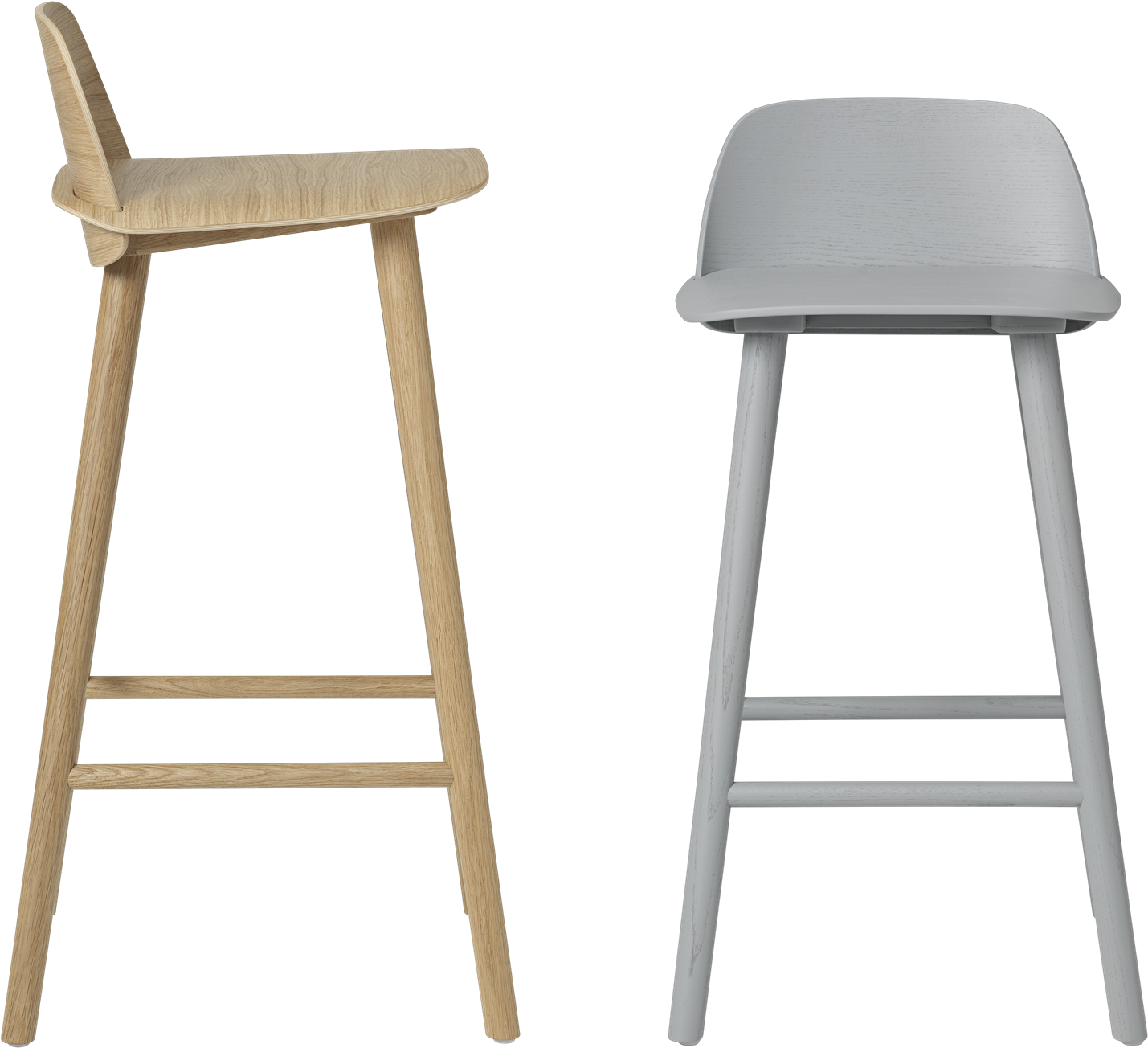 Crafted With Precision - Normann-copenhagen Form Bar Stool 65cm, Green/steel (2000x2000), Png Download