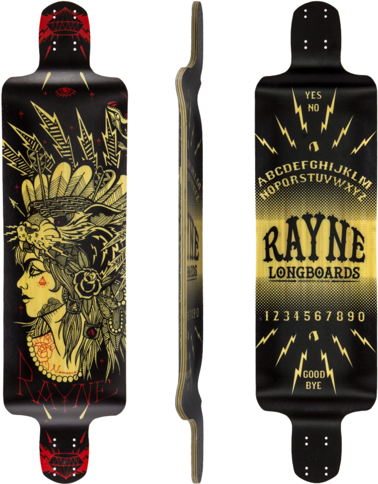Rayne Nemesis - Rayne Nemesis Longboard Skateboard Deck - 2014 (960x960), Png Download